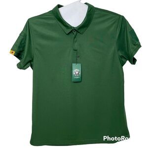 Outsideca Tactical Shirt Mens 2XLHook & Loop Sleeve‎ Patch Solid Green Shooting